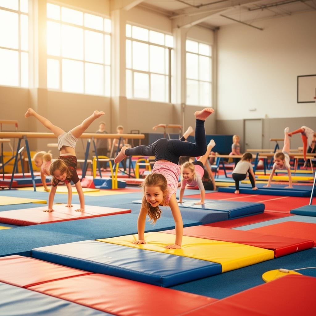 Gymnastics class